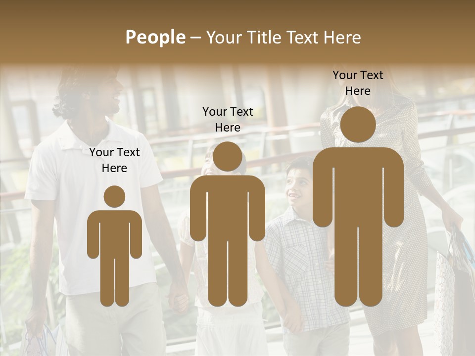 Father Mother Boy PowerPoint Template