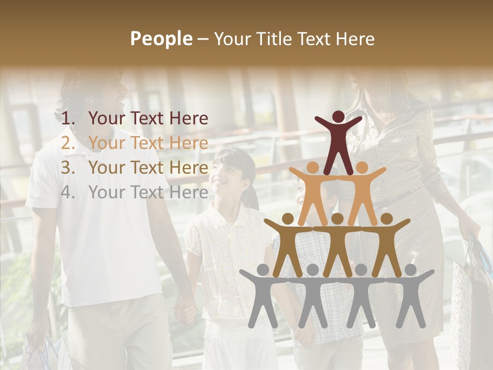 Father Mother Boy PowerPoint Template