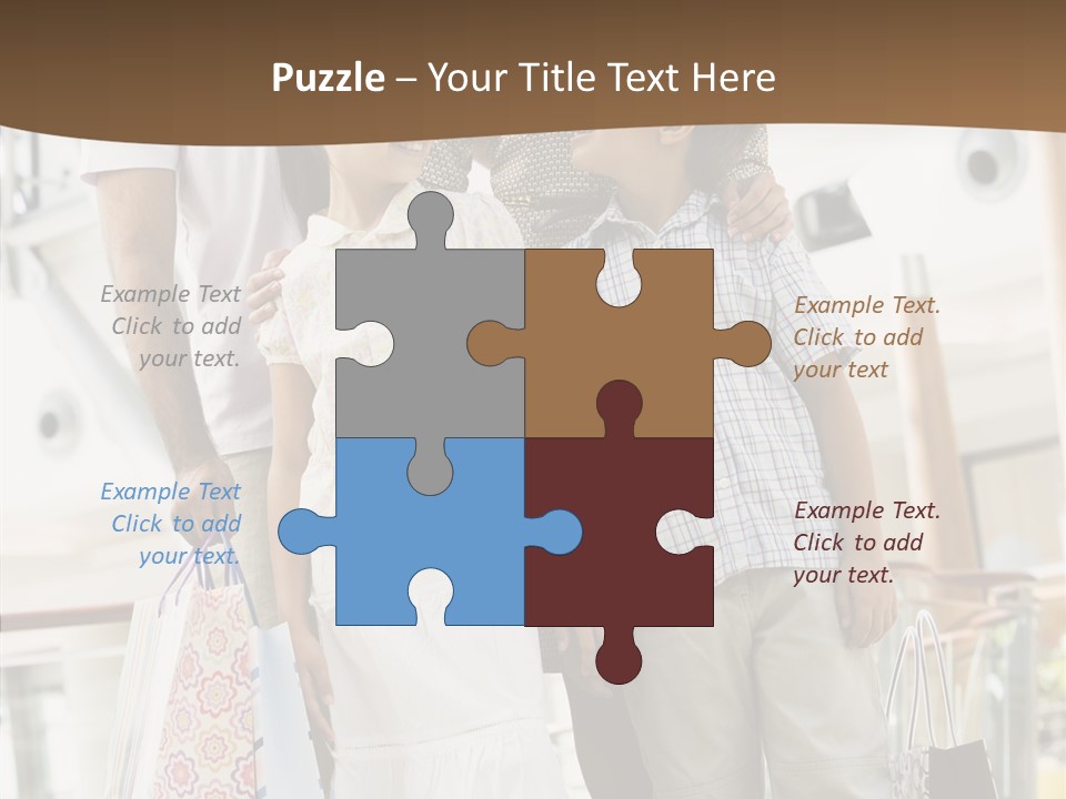 Vertical Son Girl PowerPoint Template