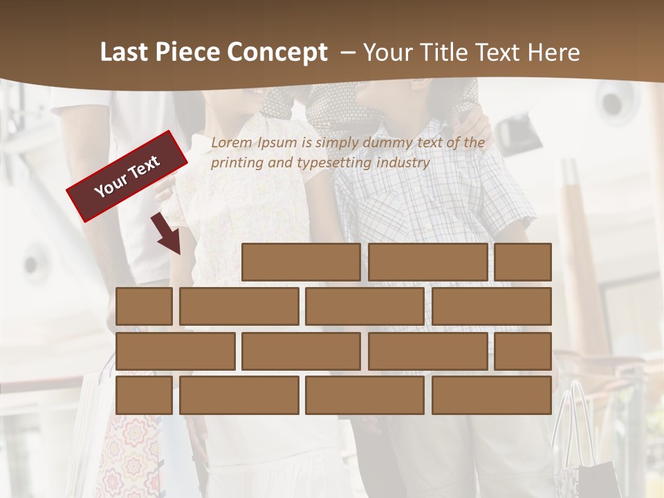 Vertical Son Girl PowerPoint Template