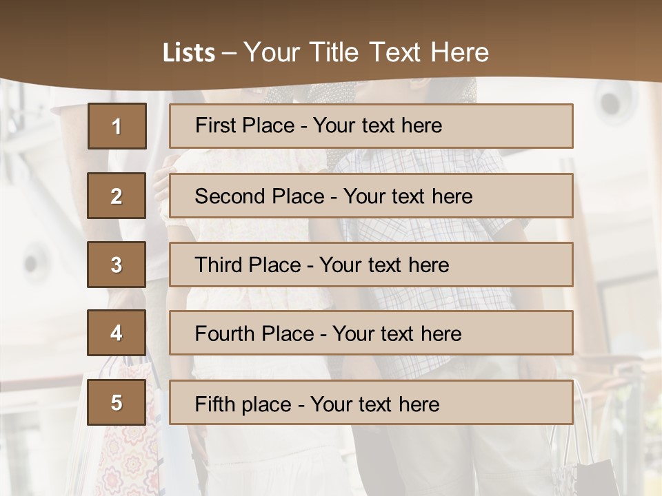 Vertical Son Girl PowerPoint Template