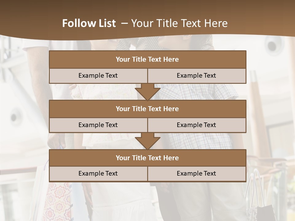 Vertical Son Girl PowerPoint Template