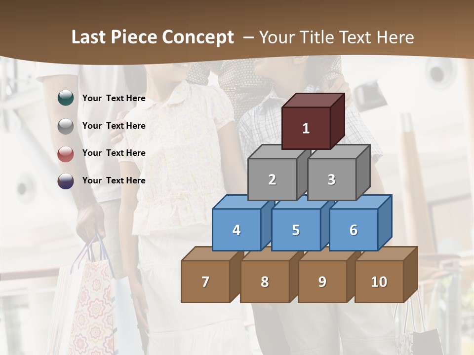 Vertical Son Girl PowerPoint Template