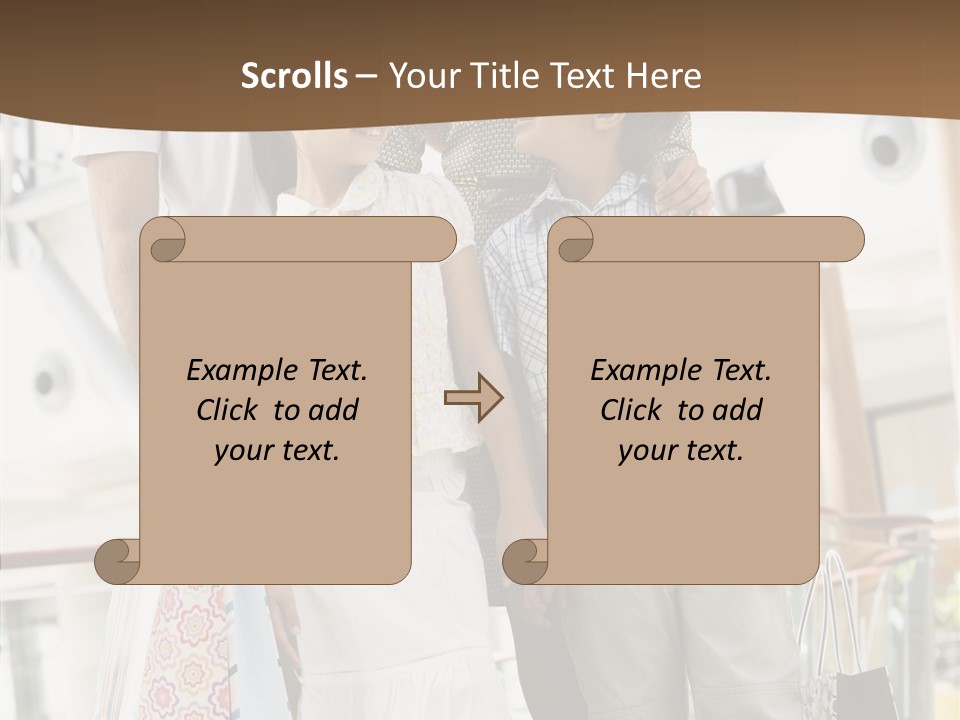 Vertical Son Girl PowerPoint Template