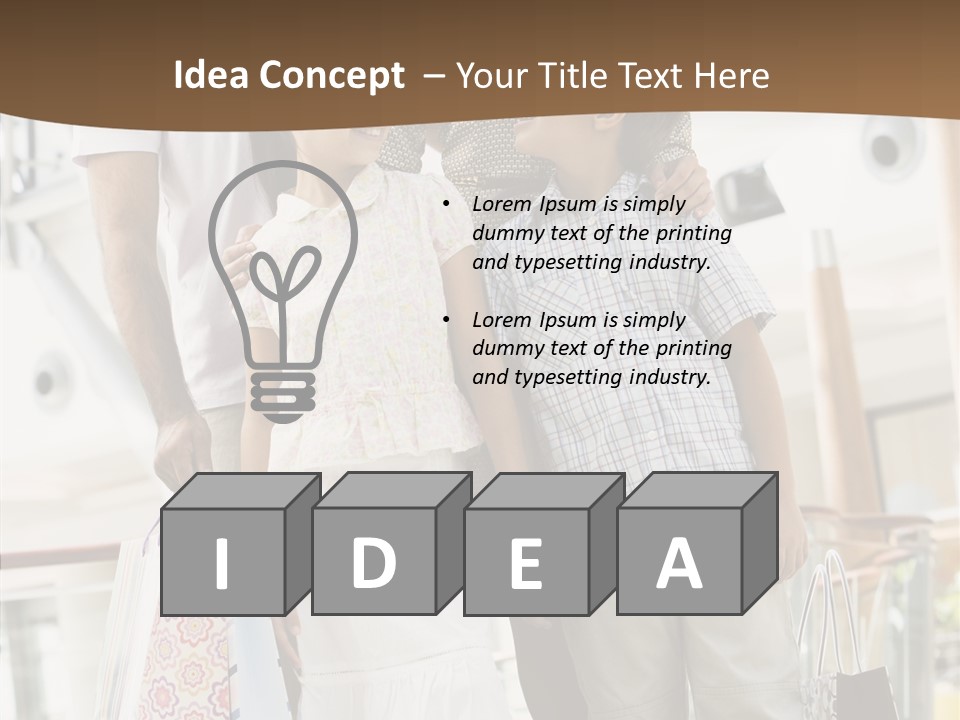 Vertical Son Girl PowerPoint Template