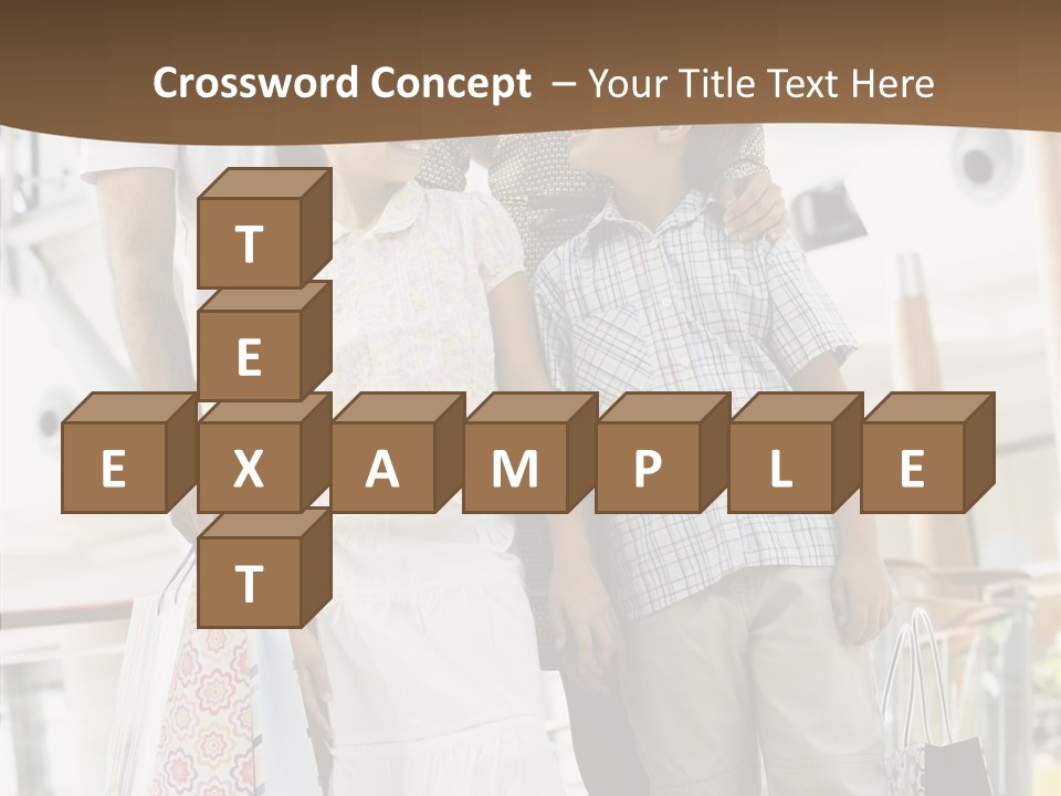 Vertical Son Girl PowerPoint Template