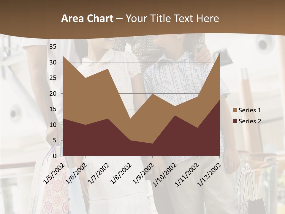 Vertical Son Girl PowerPoint Template