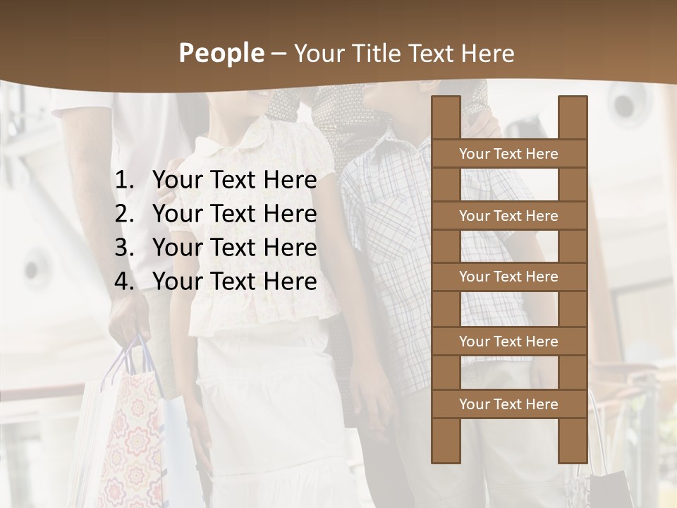 Vertical Son Girl PowerPoint Template