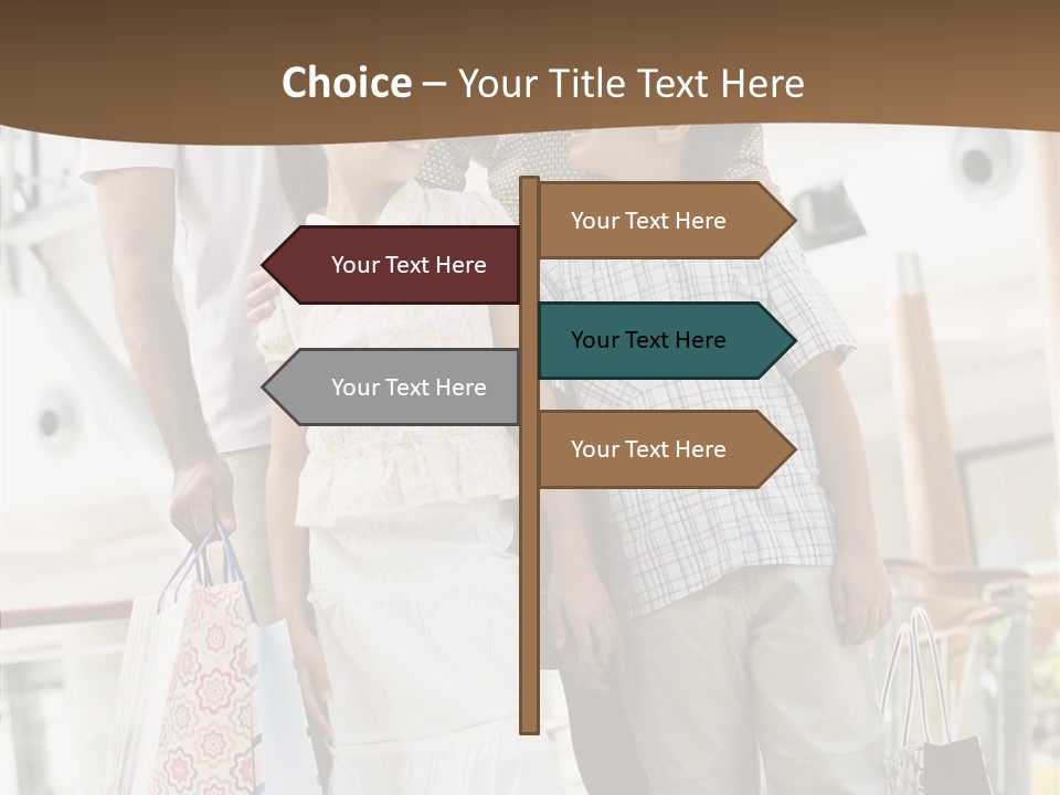 Vertical Son Girl PowerPoint Template