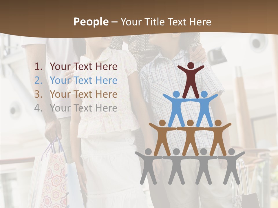 Vertical Son Girl PowerPoint Template