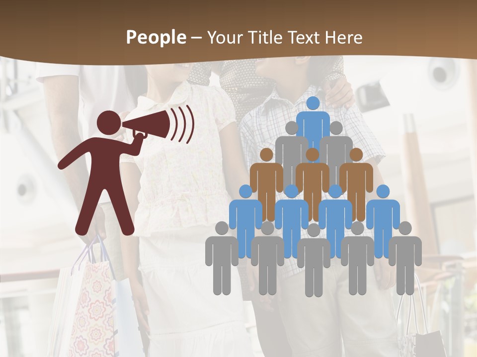 Vertical Son Girl PowerPoint Template