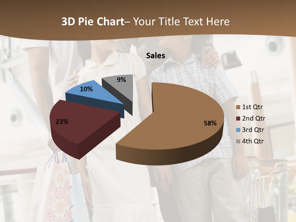 Vertical Son Girl PowerPoint Template