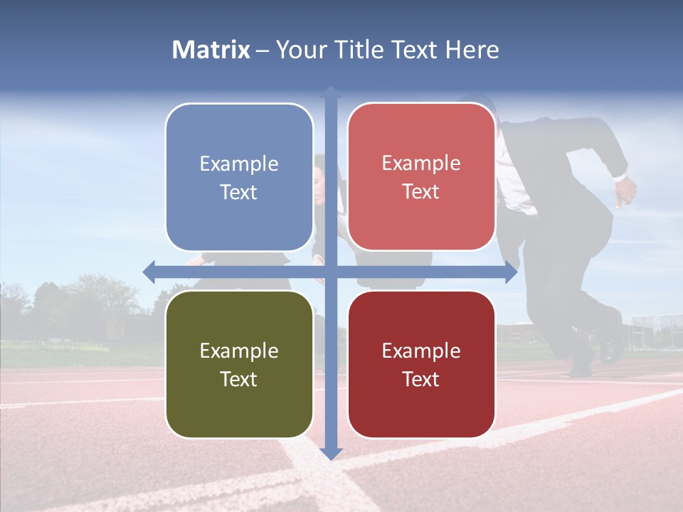 Effort Sky Caucasian PowerPoint Template