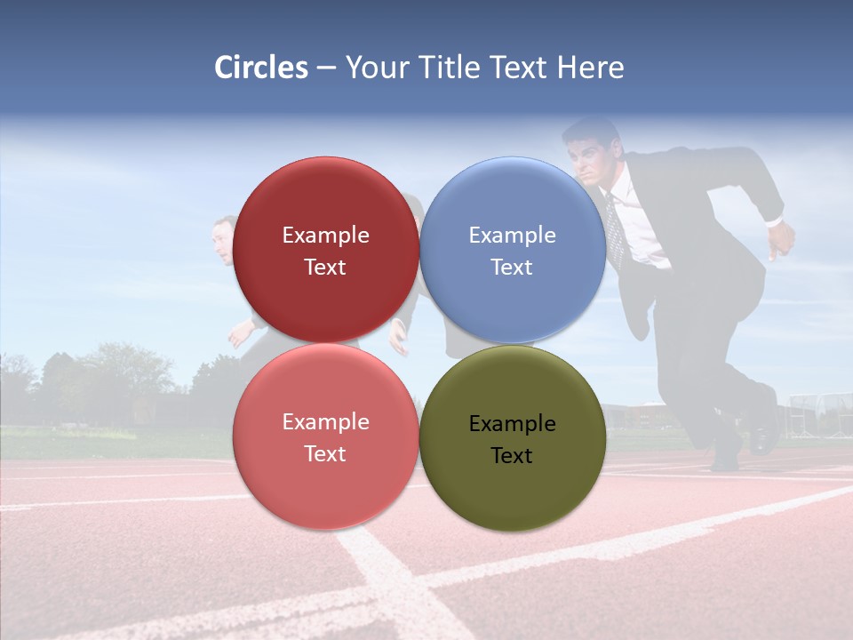 Effort Sky Caucasian PowerPoint Template