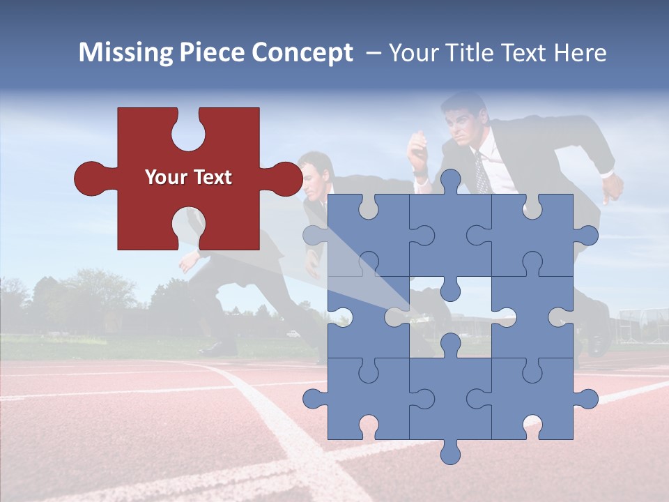 Effort Sky Caucasian PowerPoint Template