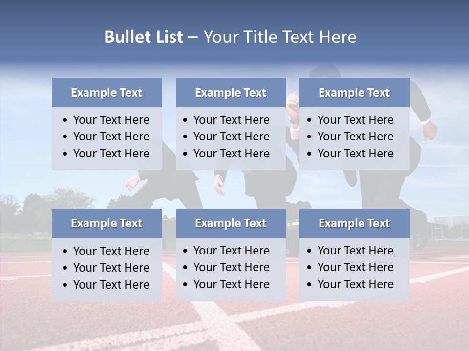 Effort Sky Caucasian PowerPoint Template