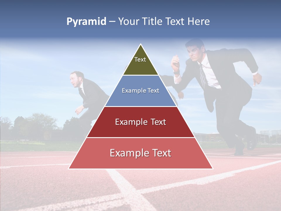 Effort Sky Caucasian PowerPoint Template