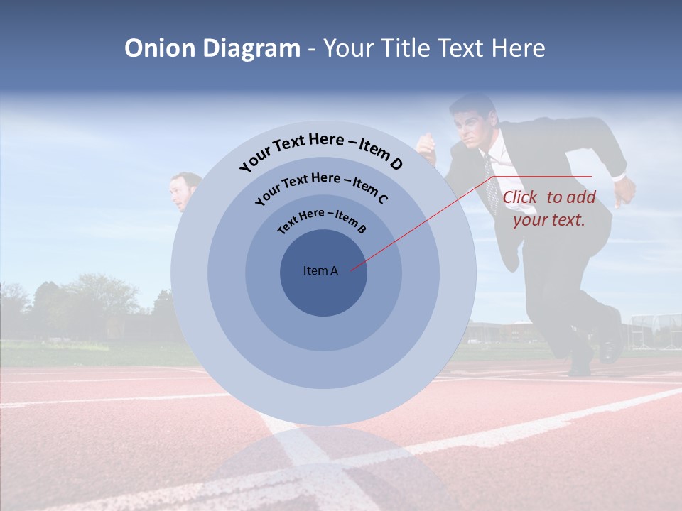 Effort Sky Caucasian PowerPoint Template