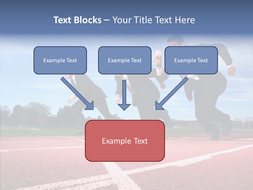 Effort Sky Caucasian PowerPoint Template