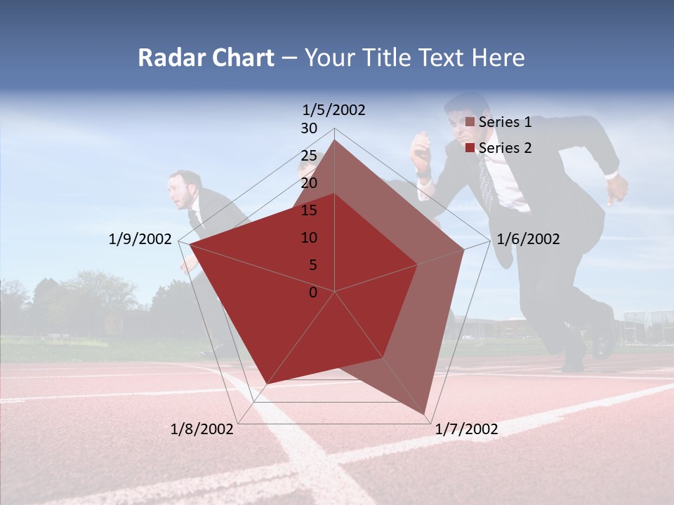 Effort Sky Caucasian PowerPoint Template