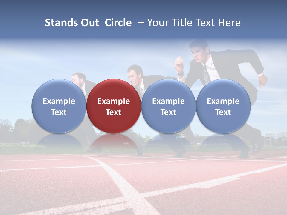 Effort Sky Caucasian PowerPoint Template