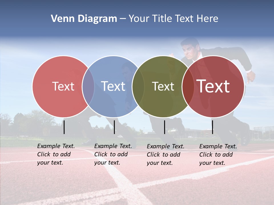 Effort Sky Caucasian PowerPoint Template