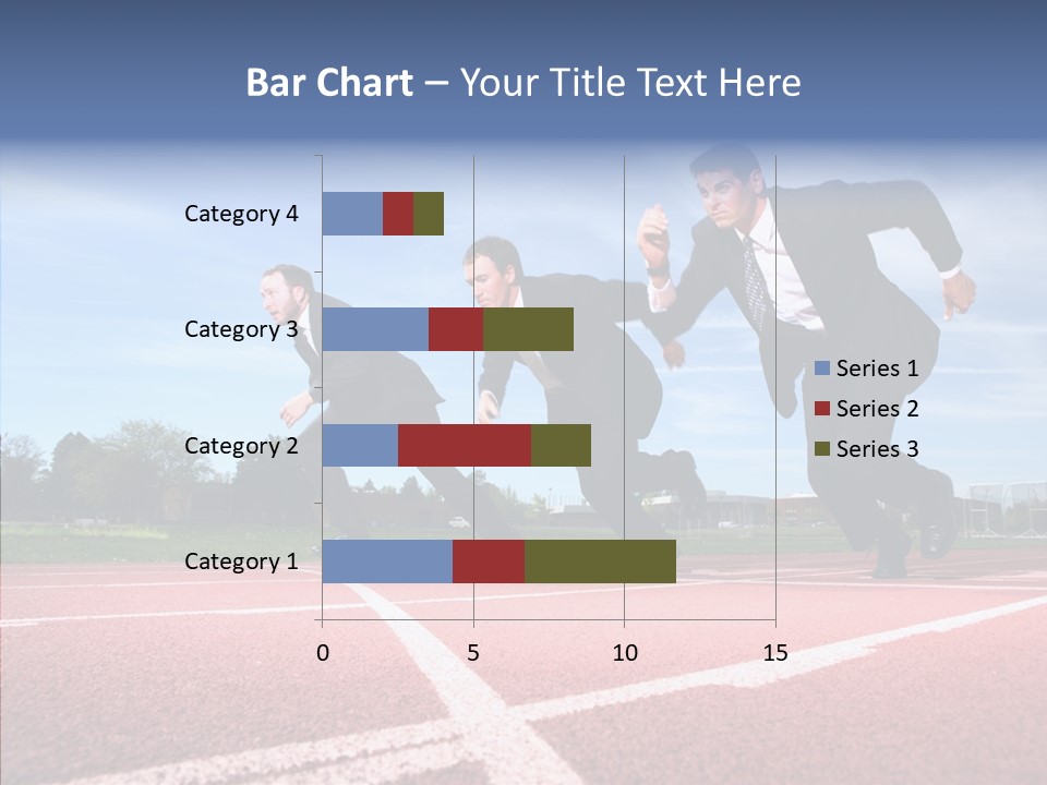 Effort Sky Caucasian PowerPoint Template