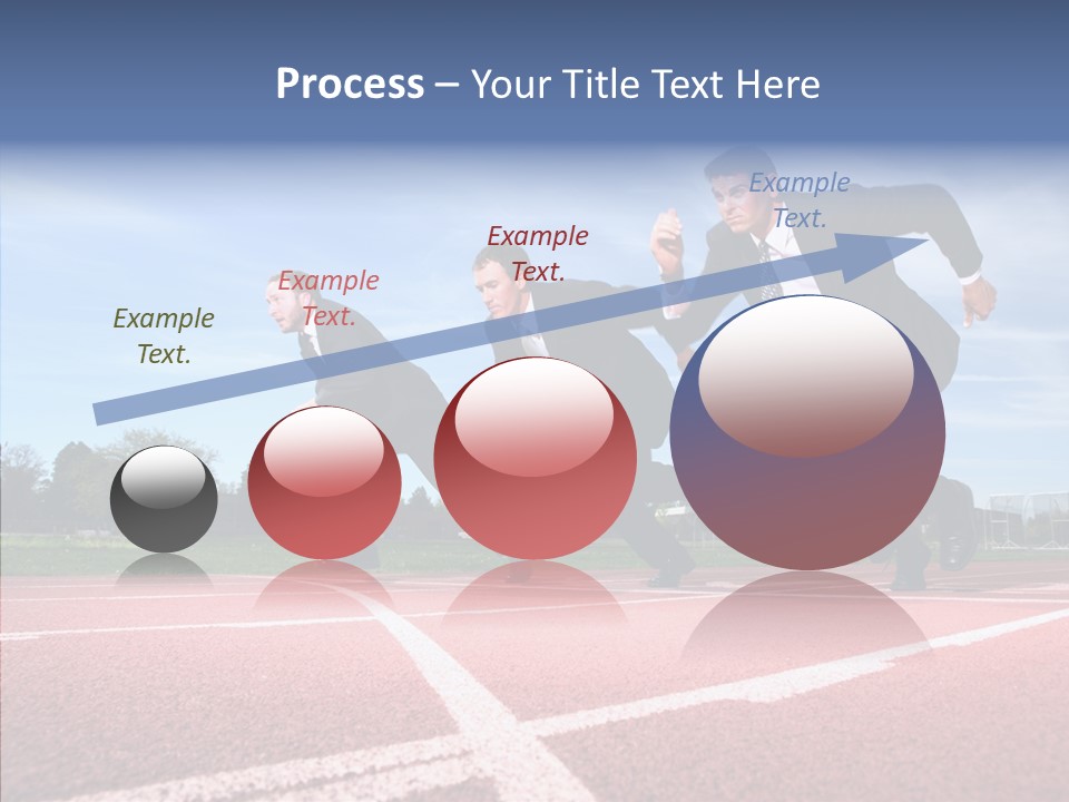 Effort Sky Caucasian PowerPoint Template