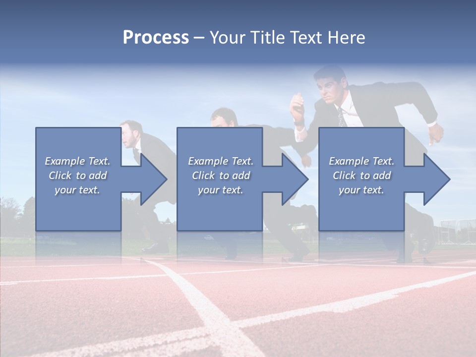 Effort Sky Caucasian PowerPoint Template