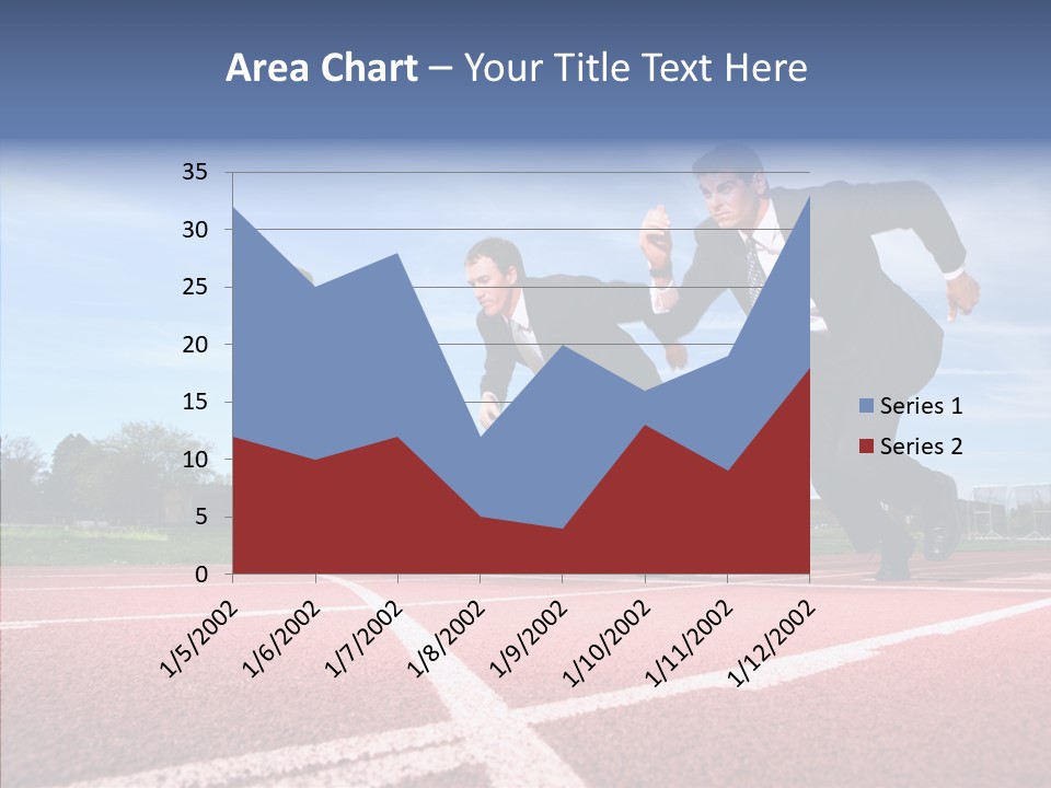 Effort Sky Caucasian PowerPoint Template