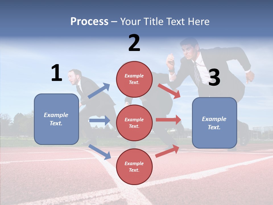 Effort Sky Caucasian PowerPoint Template