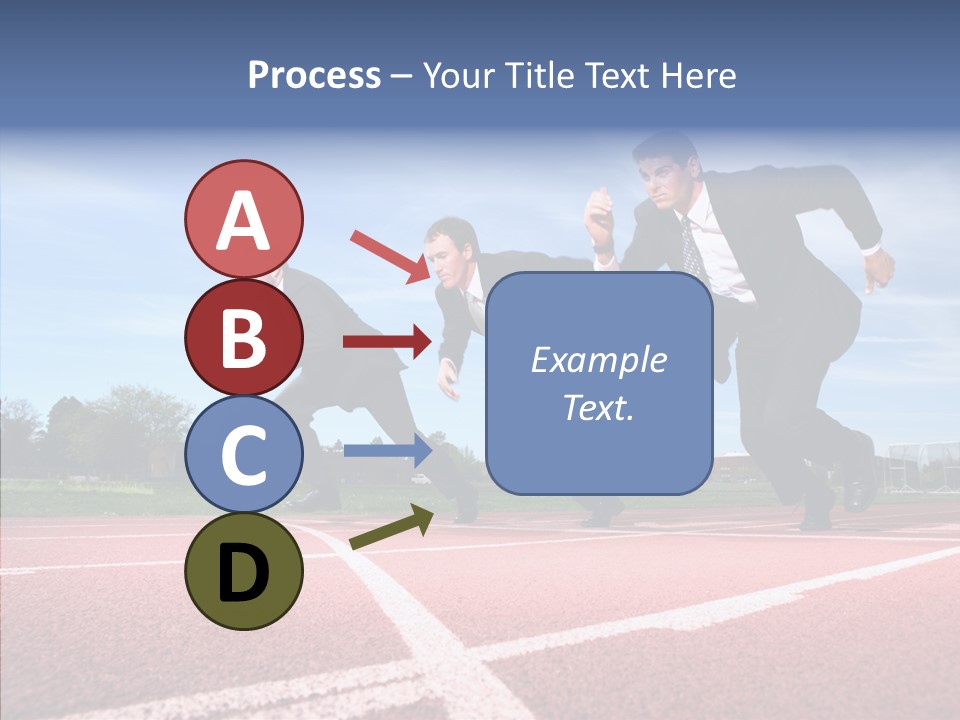 Effort Sky Caucasian PowerPoint Template