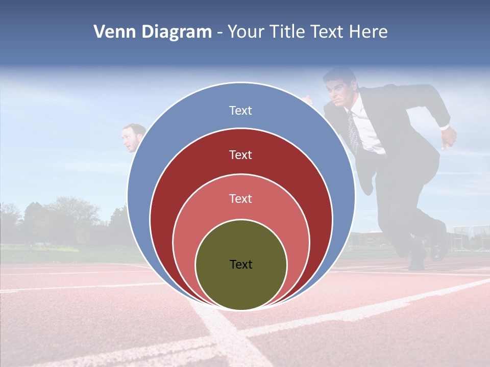Effort Sky Caucasian PowerPoint Template