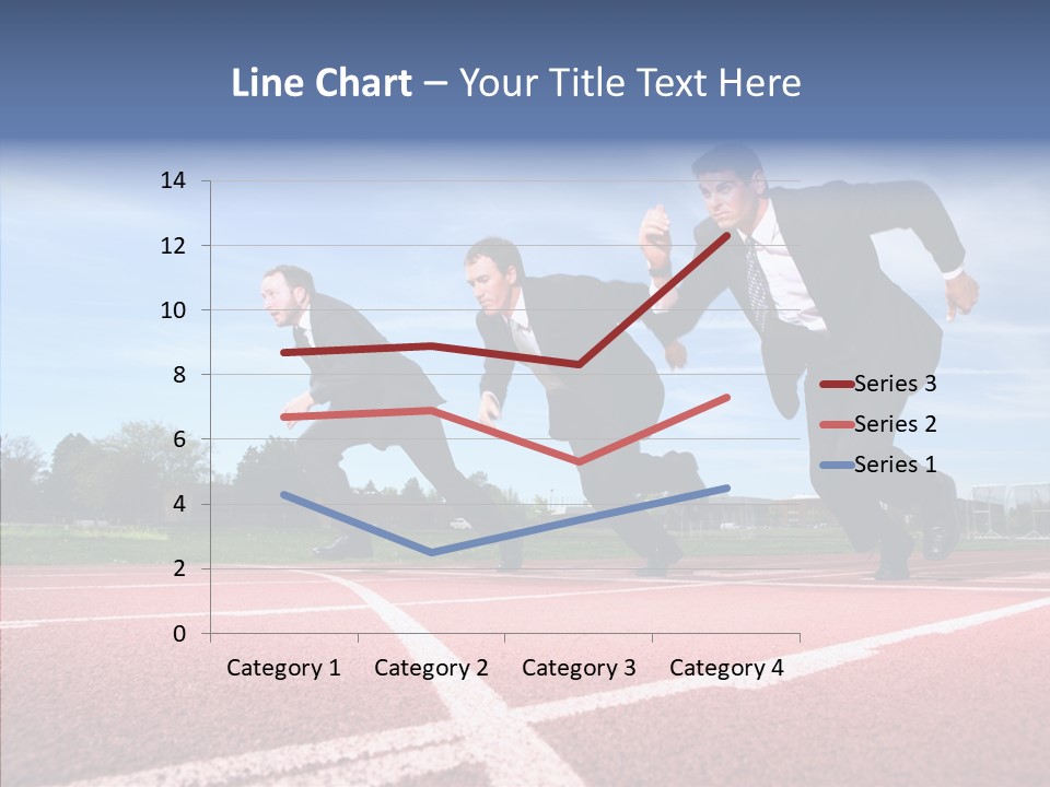 Effort Sky Caucasian PowerPoint Template