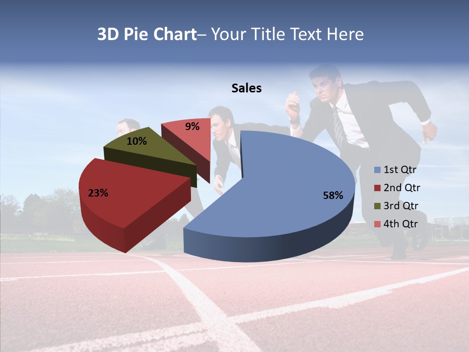 Effort Sky Caucasian PowerPoint Template