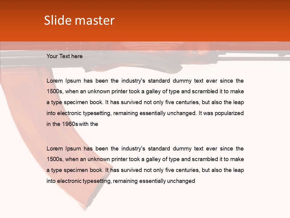 Character Chair Corporation PowerPoint Template