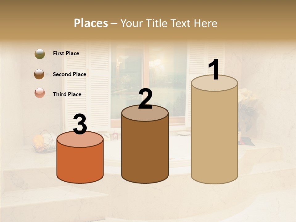 Window Interior Towels PowerPoint Template