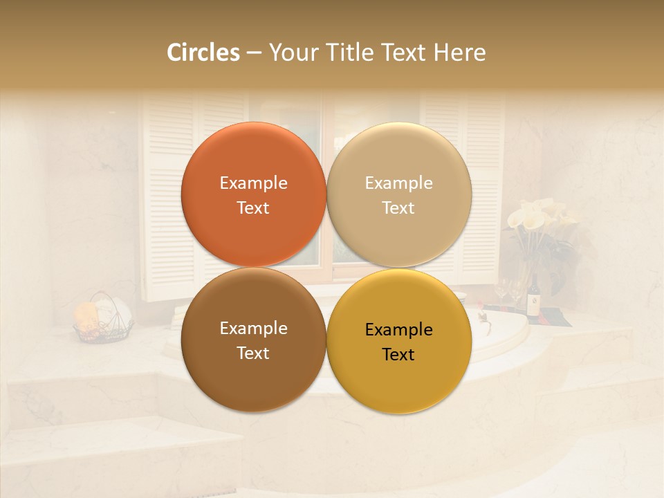 Window Interior Towels PowerPoint Template