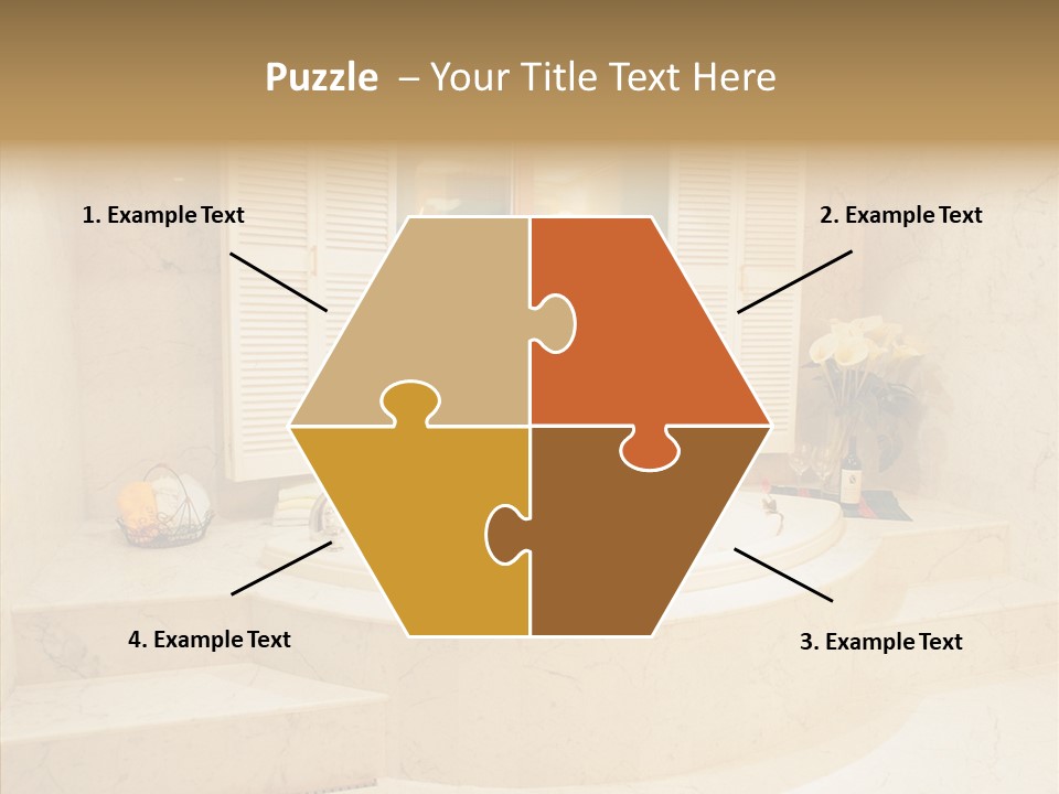 Window Interior Towels PowerPoint Template