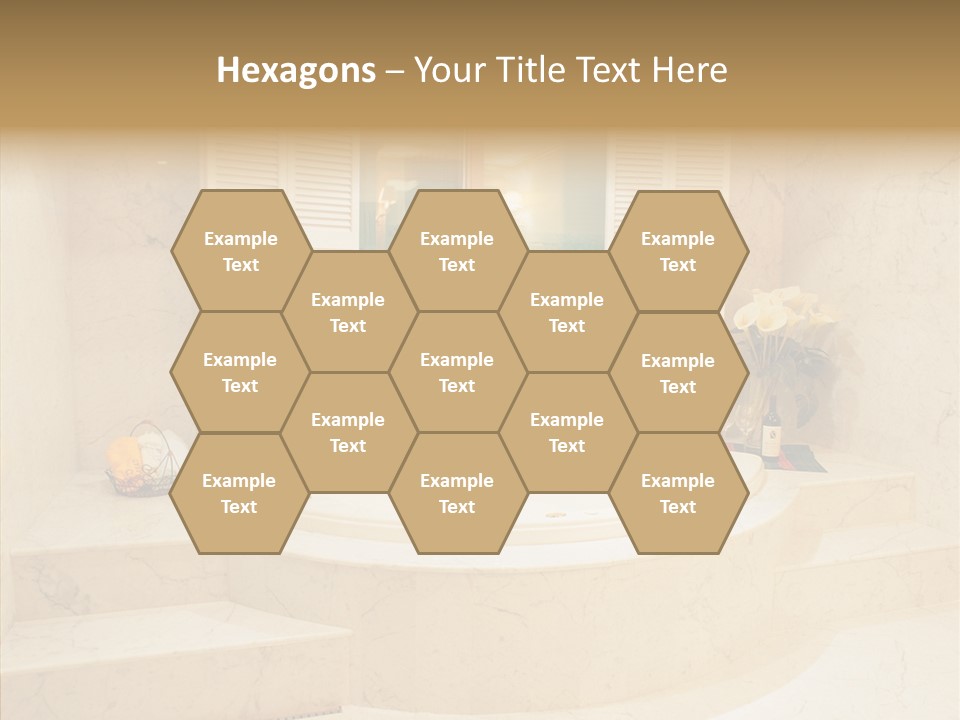 Window Interior Towels PowerPoint Template