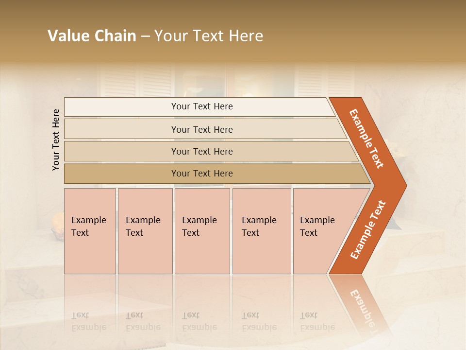 Window Interior Towels PowerPoint Template