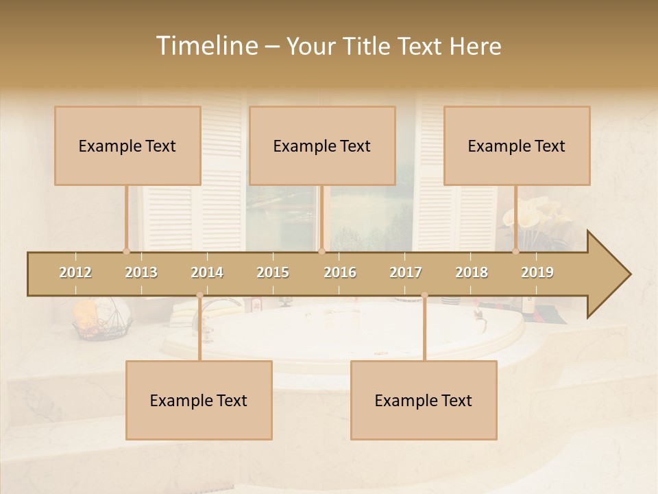 Window Interior Towels PowerPoint Template