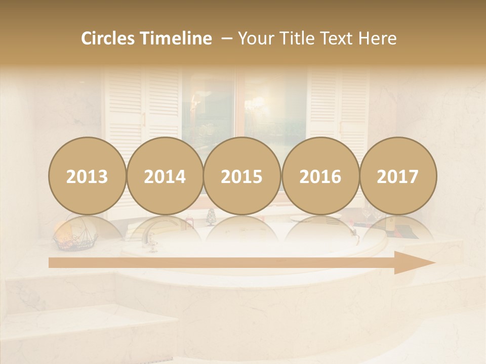 Window Interior Towels PowerPoint Template