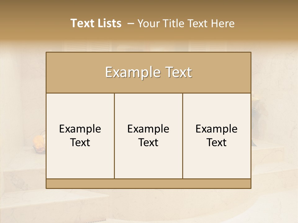 Window Interior Towels PowerPoint Template