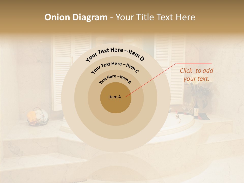 Window Interior Towels PowerPoint Template