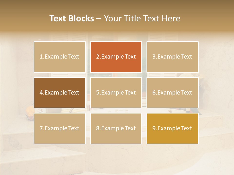 Window Interior Towels PowerPoint Template