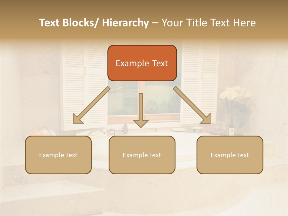 Window Interior Towels PowerPoint Template