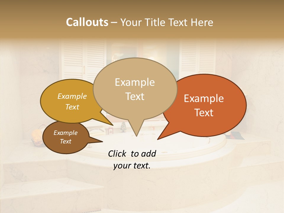 Window Interior Towels PowerPoint Template