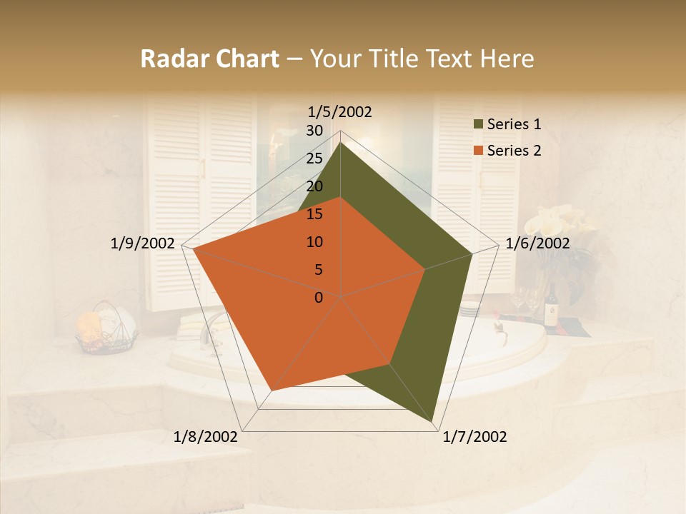 Window Interior Towels PowerPoint Template