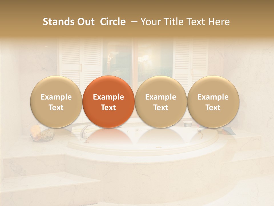 Window Interior Towels PowerPoint Template